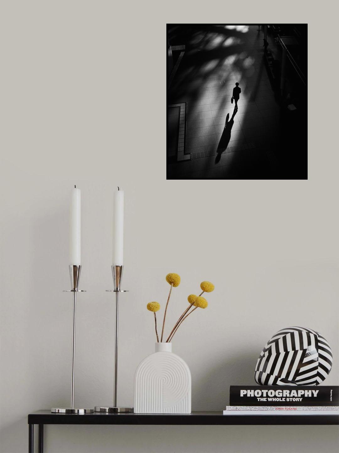 Shadow of a person Poster och Canvastavla