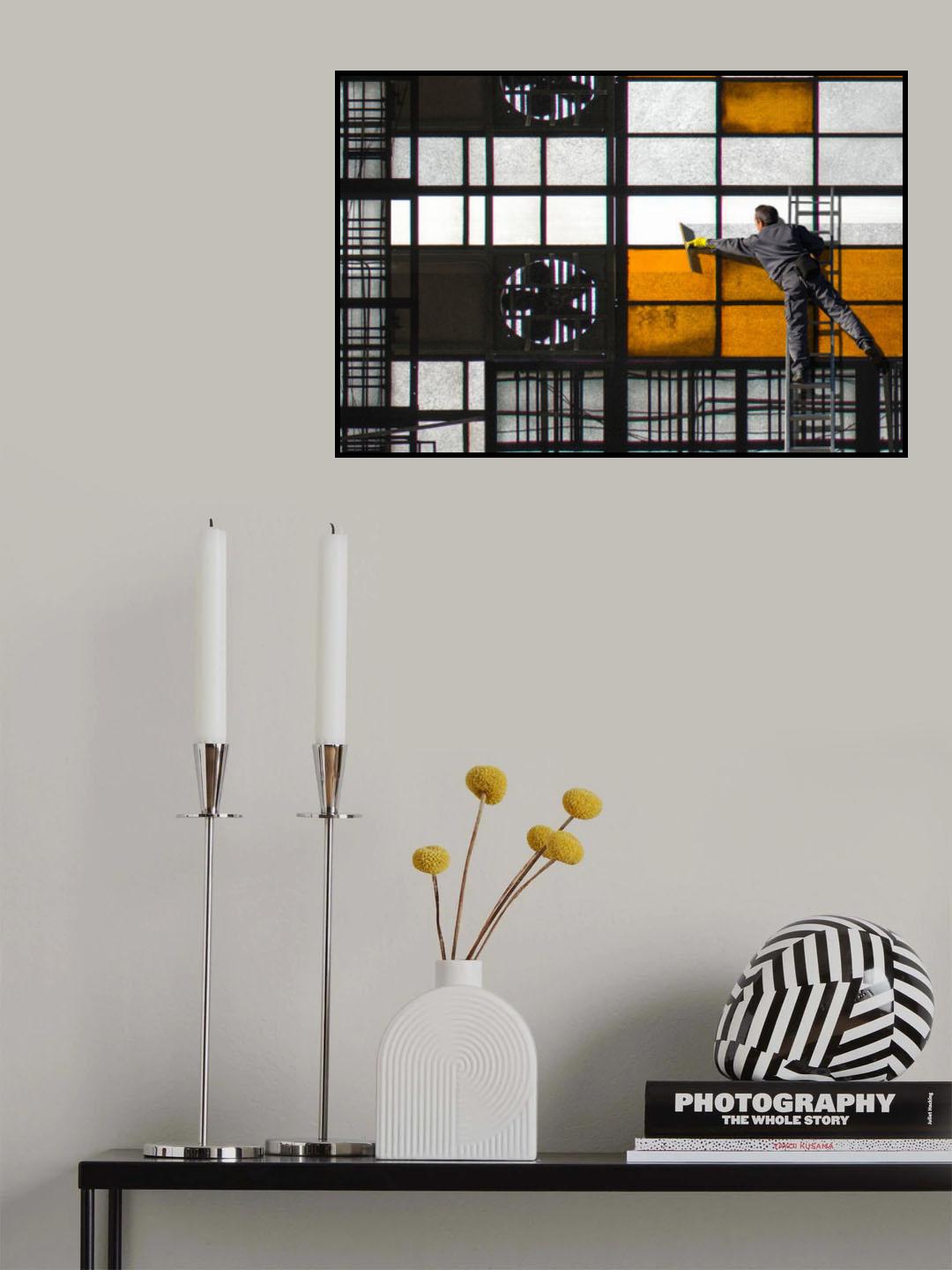 Abstract cleanliness Poster och Canvastavla