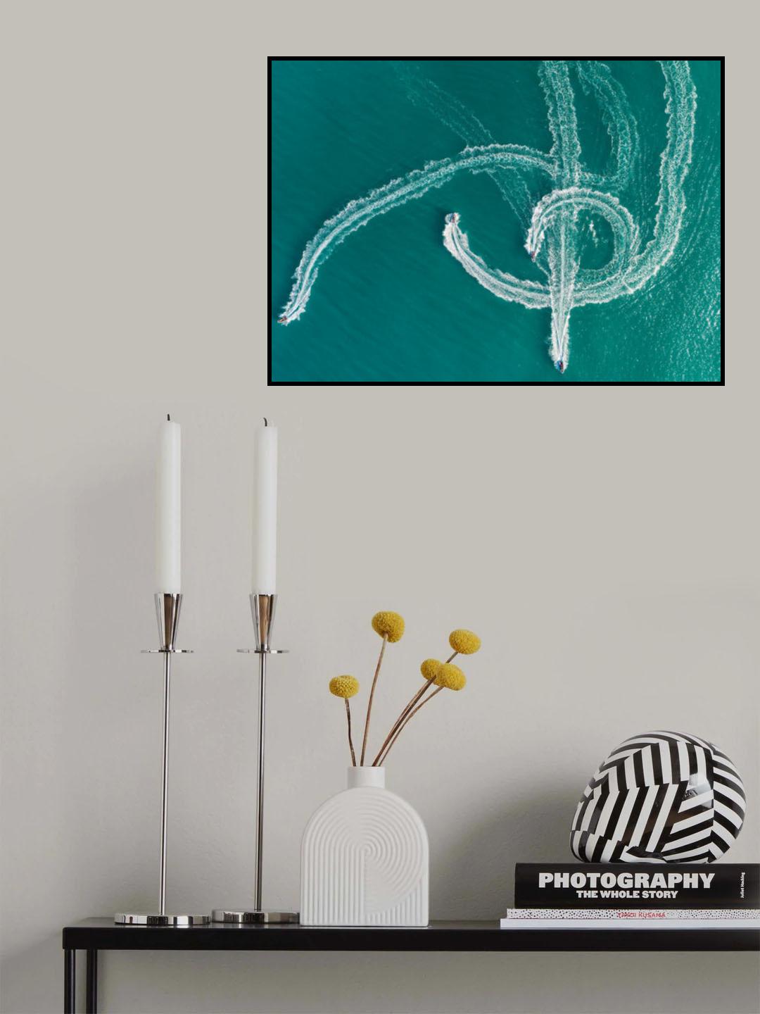 Speedboat symphony Poster och Canvastavla