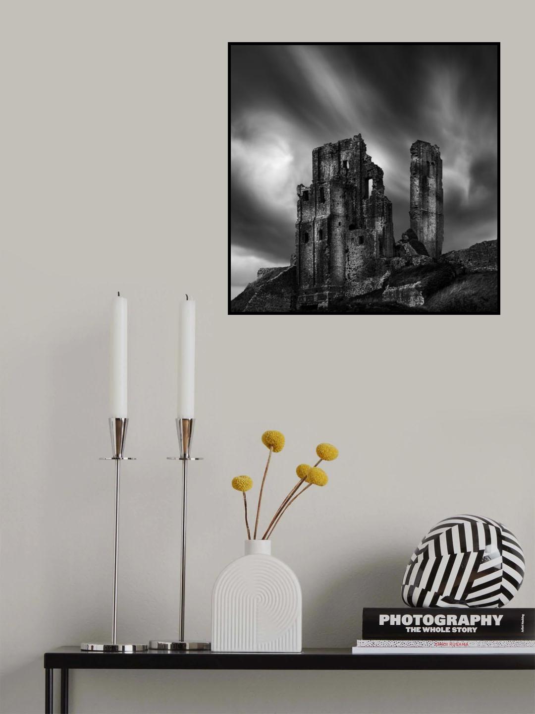 Corfe Castle Poster och Canvastavla