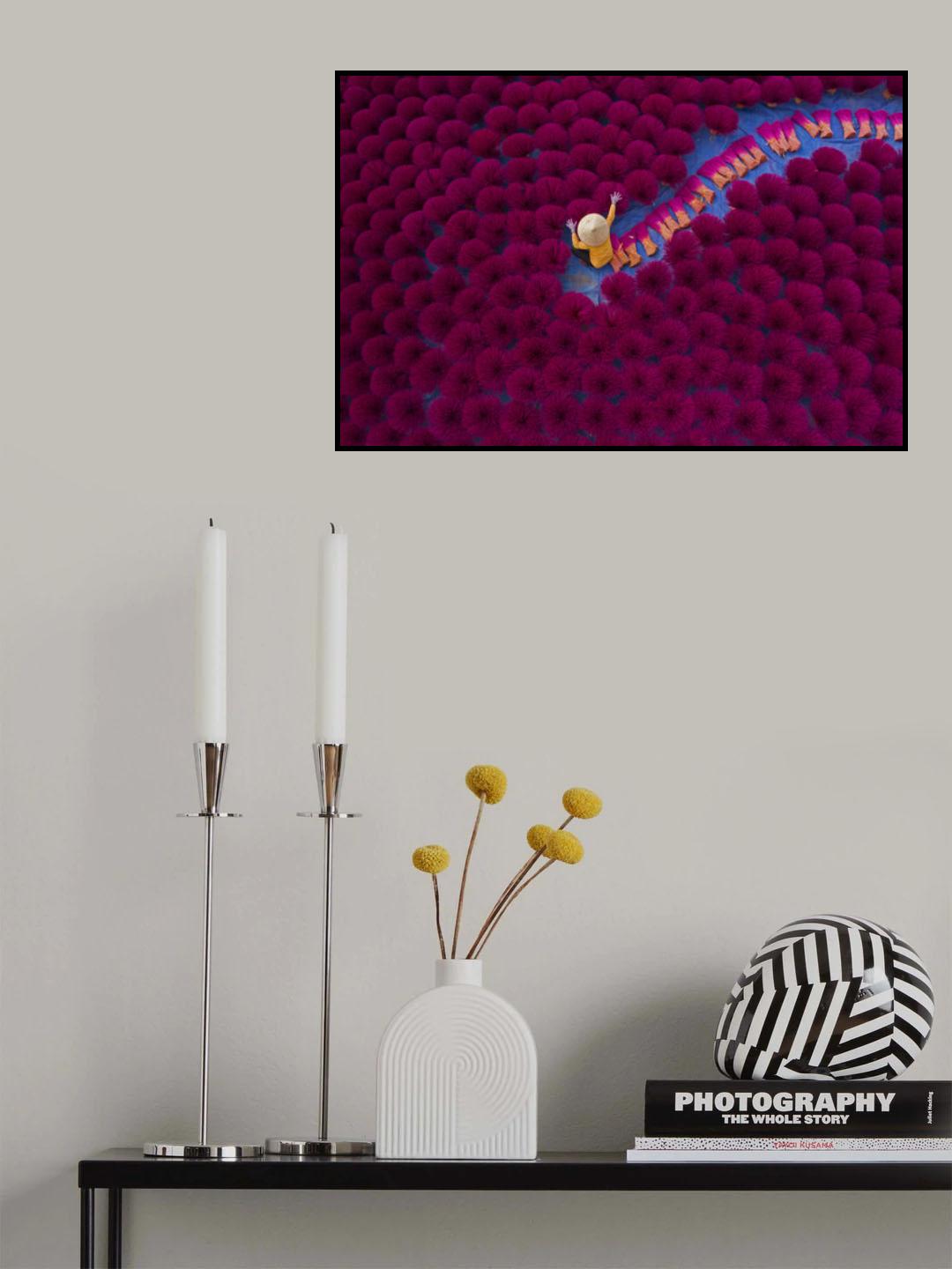 Drying incense sticks Poster och Canvastavla