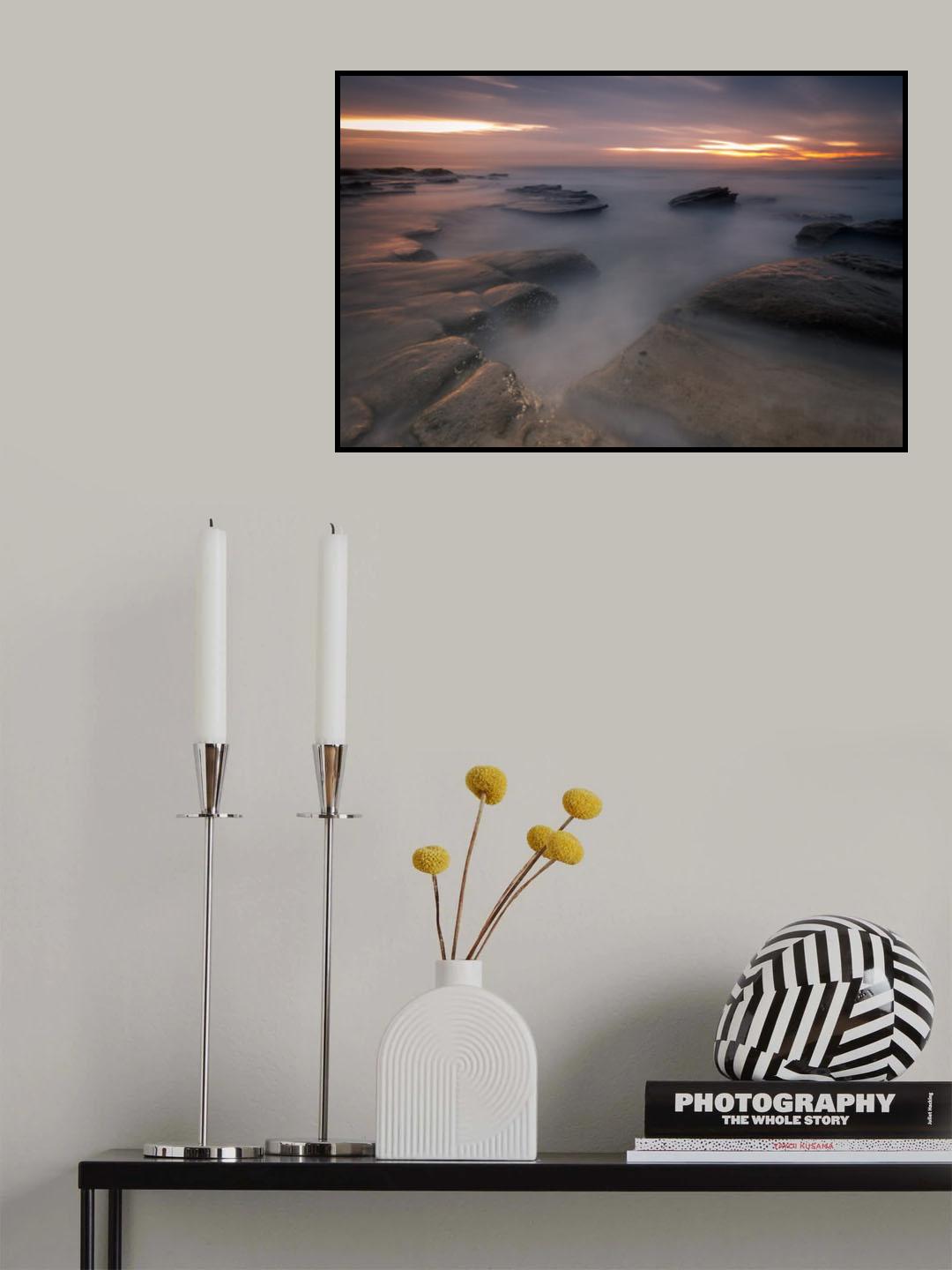 Shelly beach Poster och Canvastavla