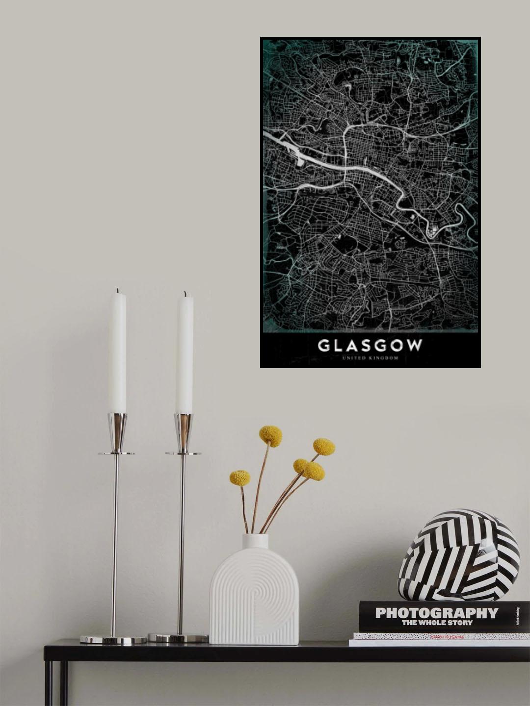 GLASGOW Poster och Canvastavla
