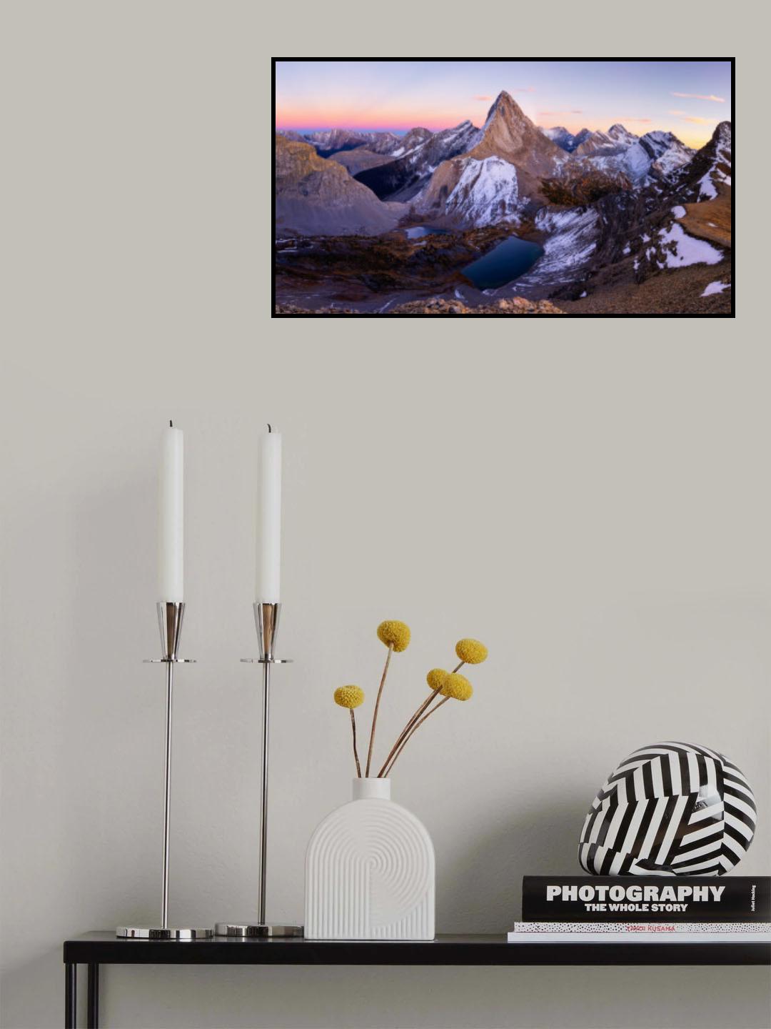 Sunset at Mt Smutwood Poster och Canvastavla