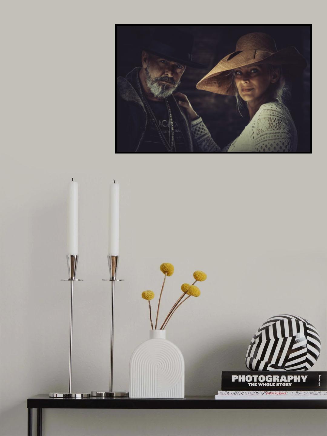 Bonny & Clyde Poster och Canvastavla