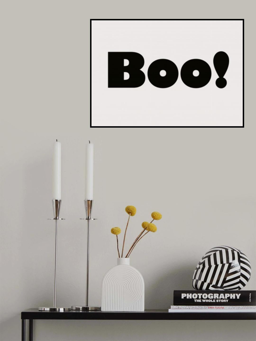Boo Poster och Canvastavla