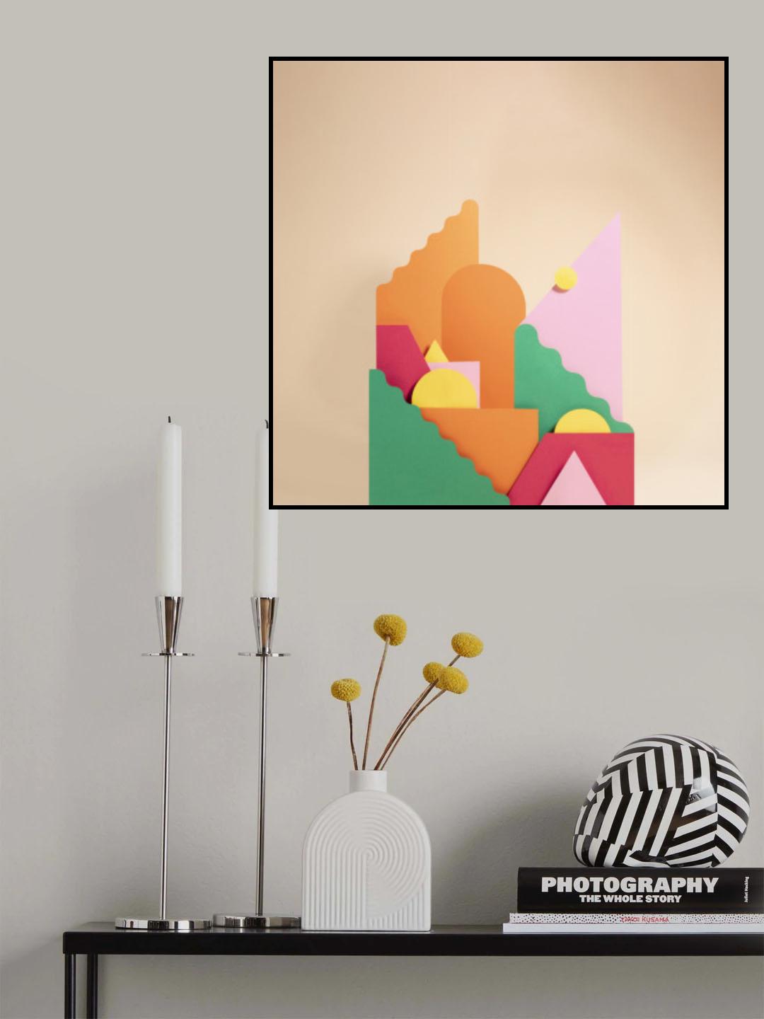 Universo Geométrico.1 Copia Poster och Canvastavla