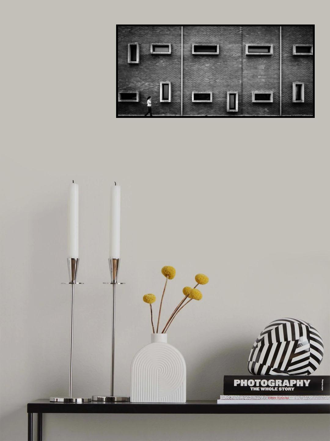 Walking trough geometry Poster och Canvastavla