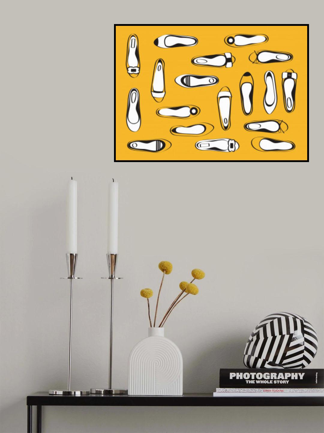 Yellow Flats Poster och Canvastavla