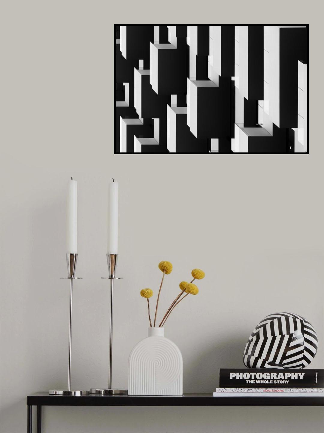 Balcony geometry Poster och Canvastavla