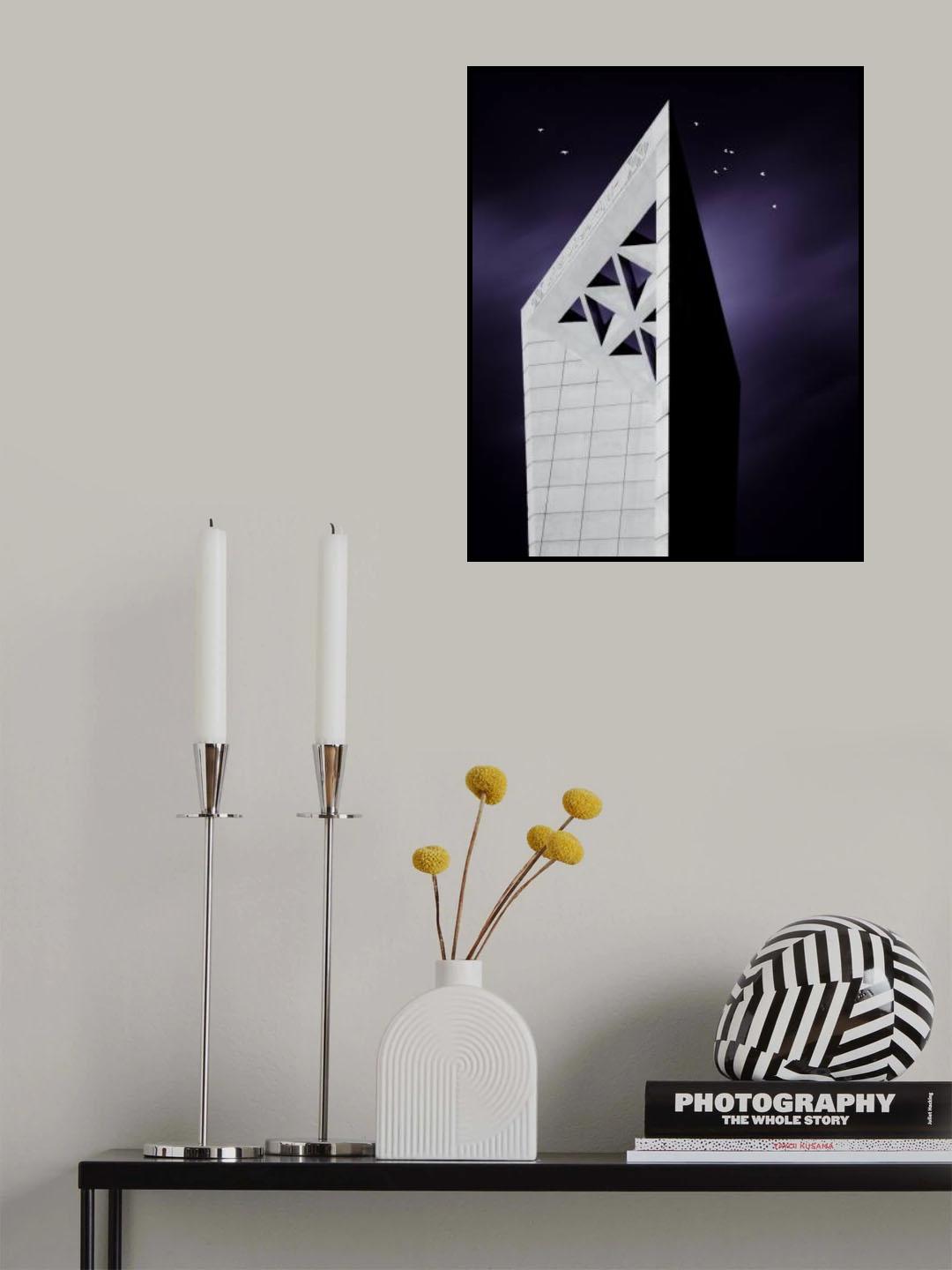 Silk Tower Poster och Canvastavla