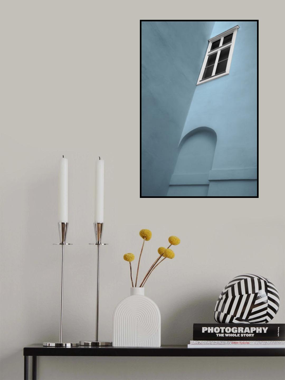 White Window Poster och Canvastavla