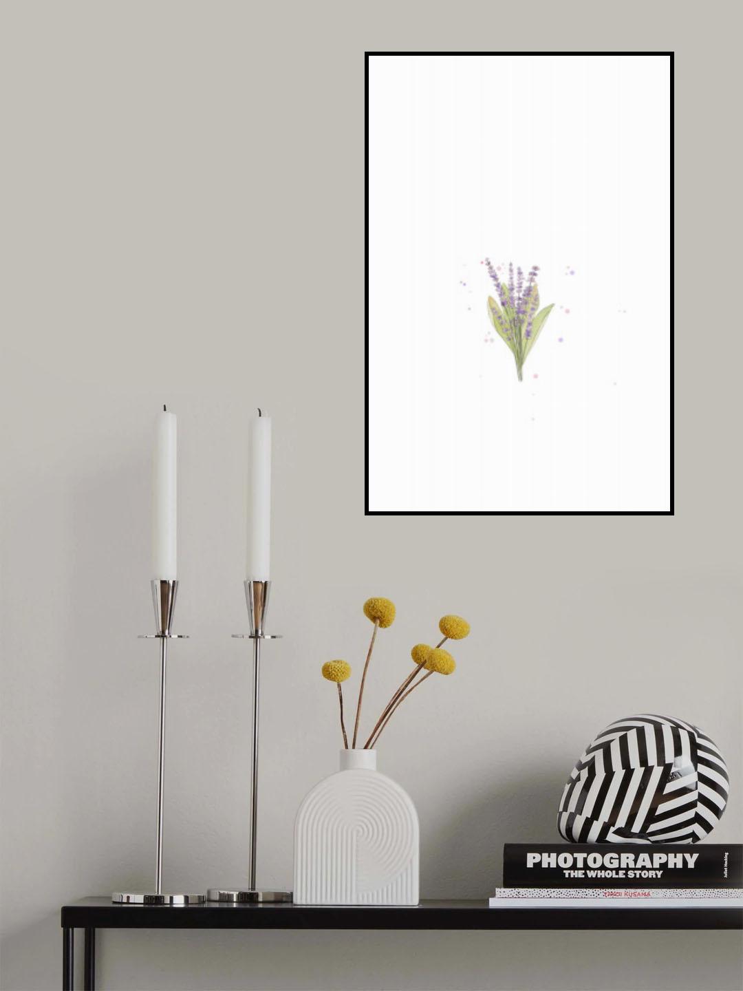 Soft Purple Lavender lock Poster och Canvastavla