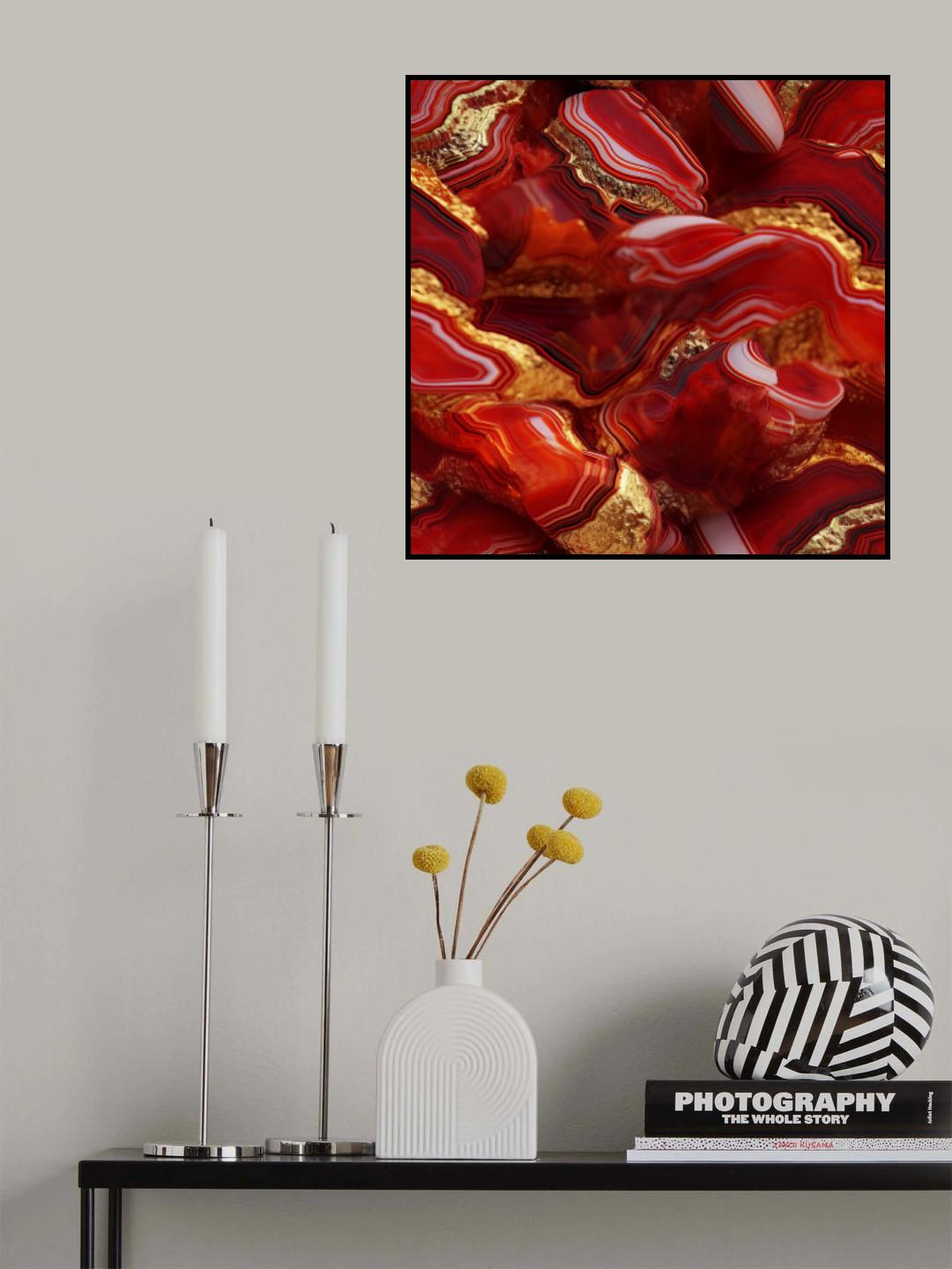 Agate 62 Poster och Canvastavla