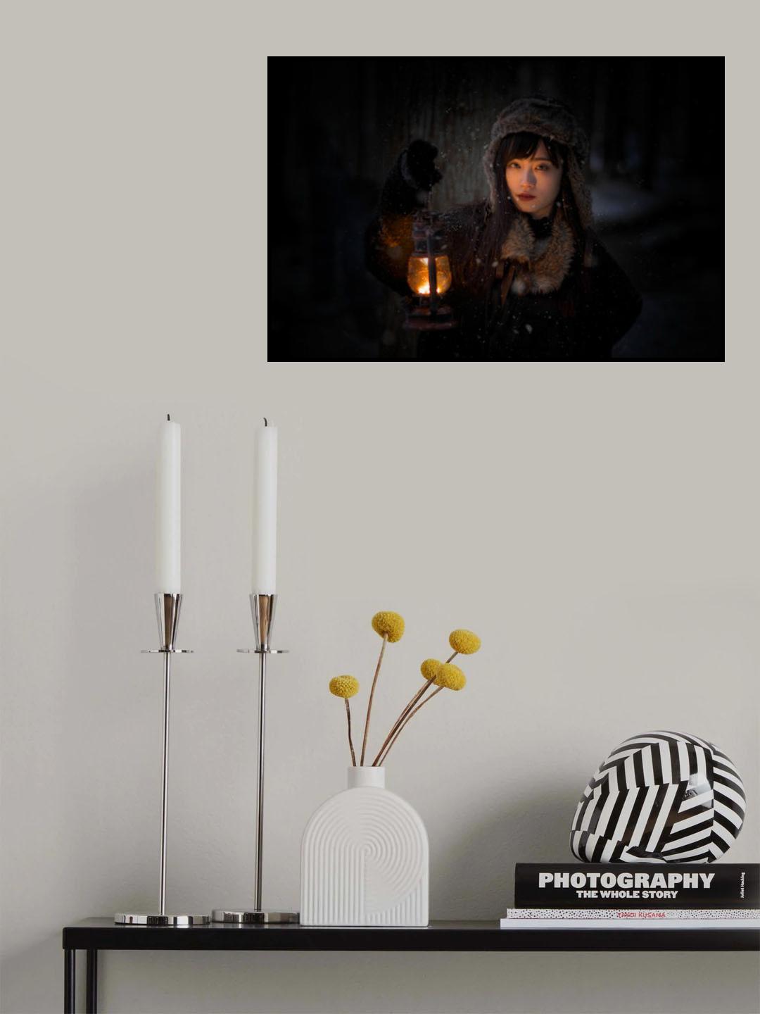 The Night is Dark Poster och Canvastavla