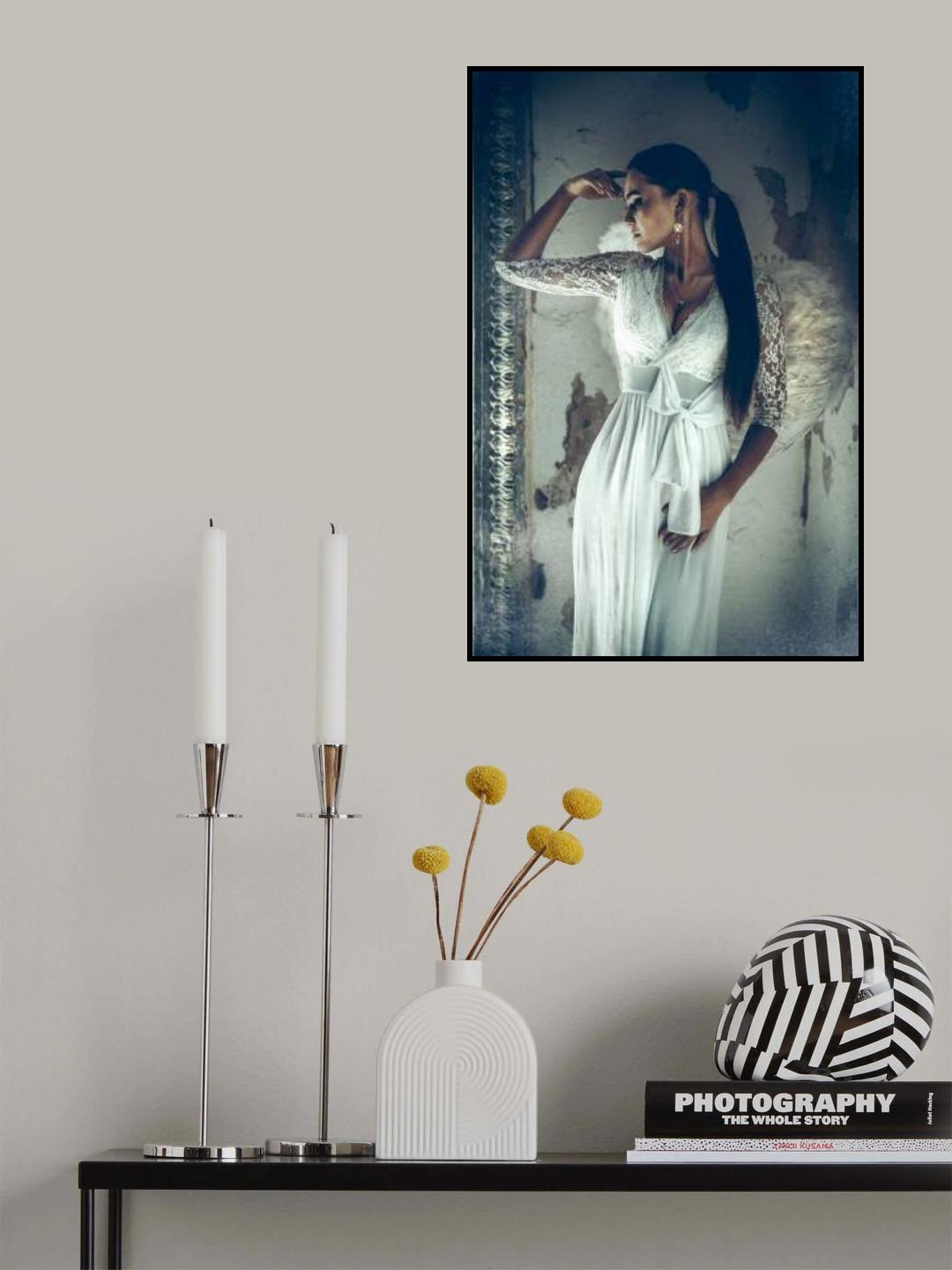 White Angel Poster och Canvastavla