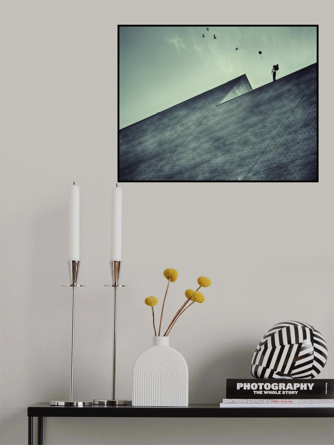 The balloon Poster och Canvastavla