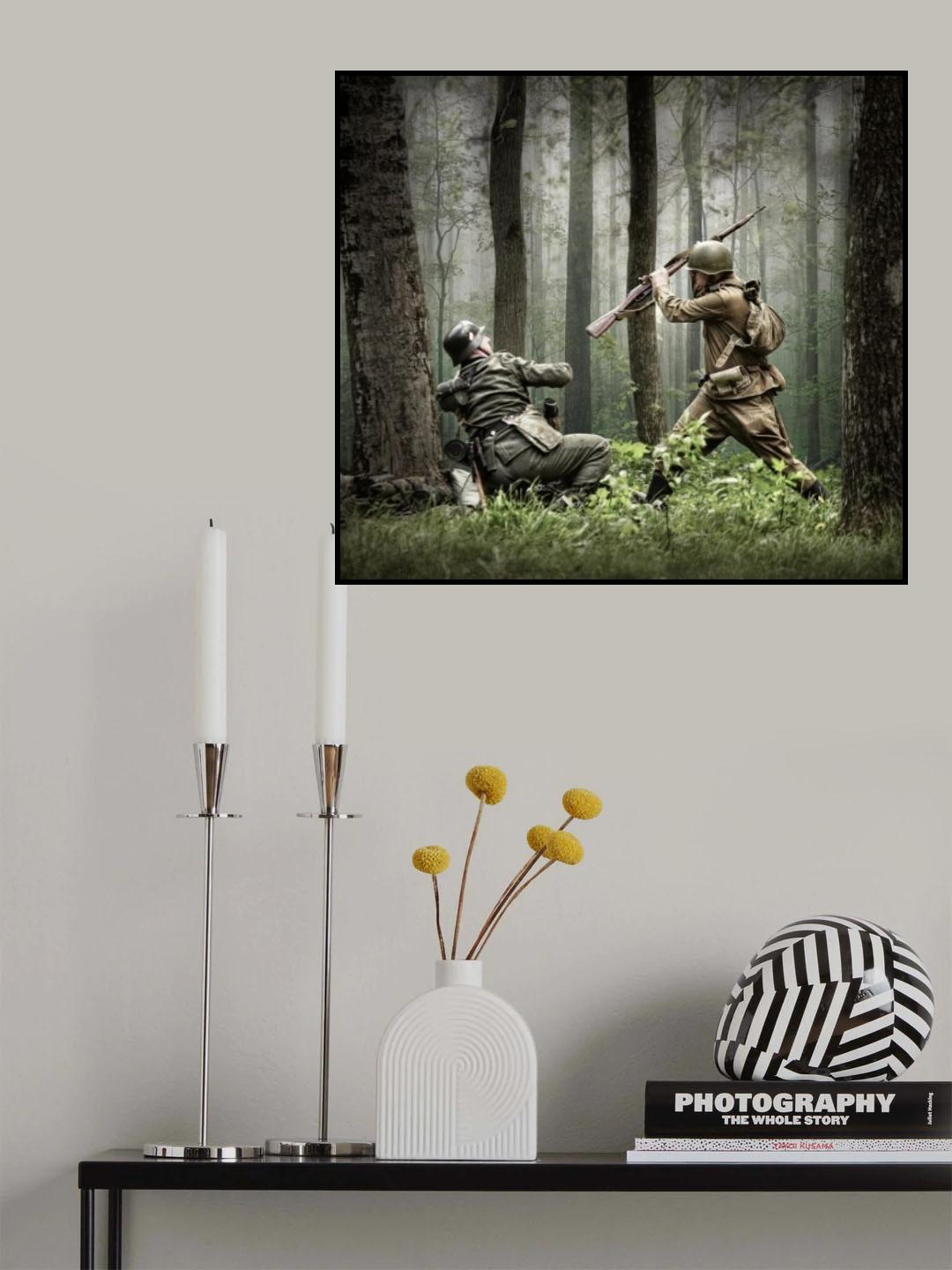 combat Poster och Canvastavla