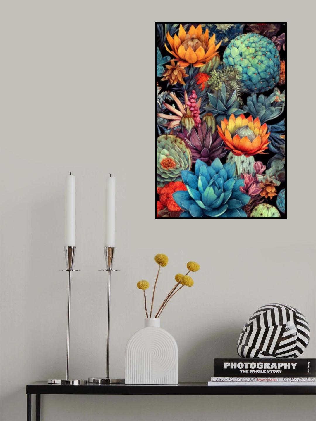 Succulents and cactus 8 Poster och Canvastavla