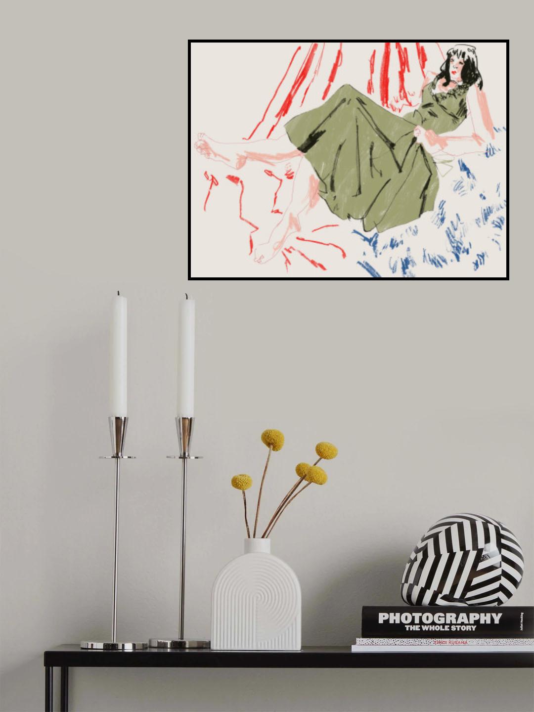 Elisabeth Poster och Canvastavla