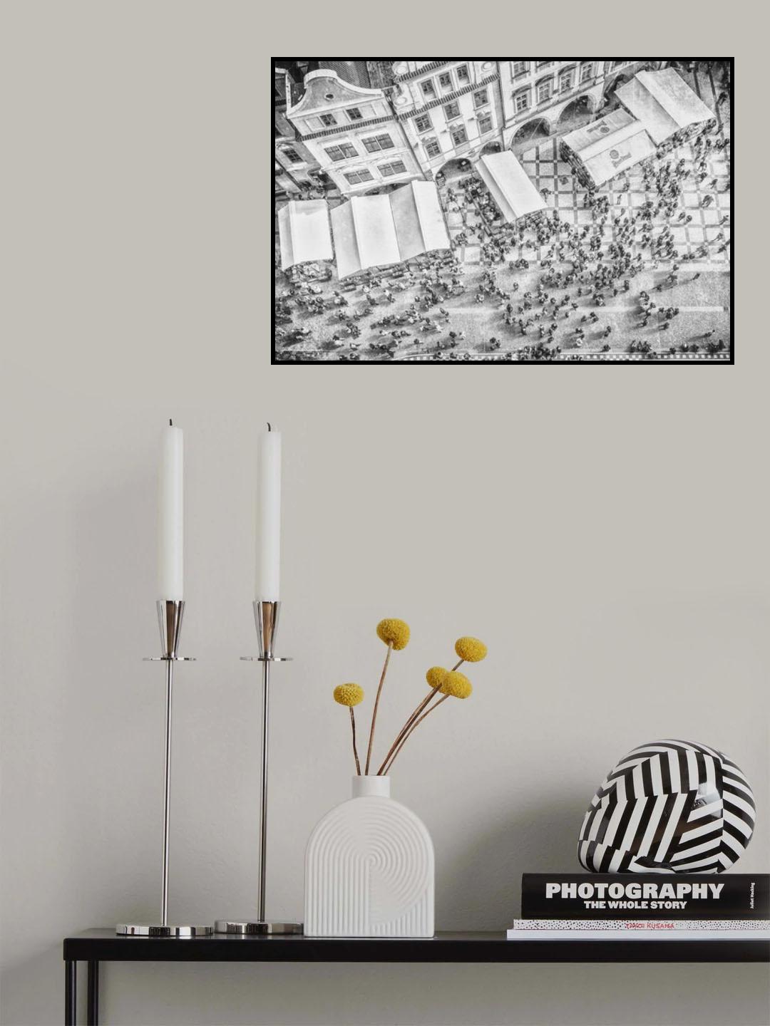 Humanoid patterns Poster och Canvastavla