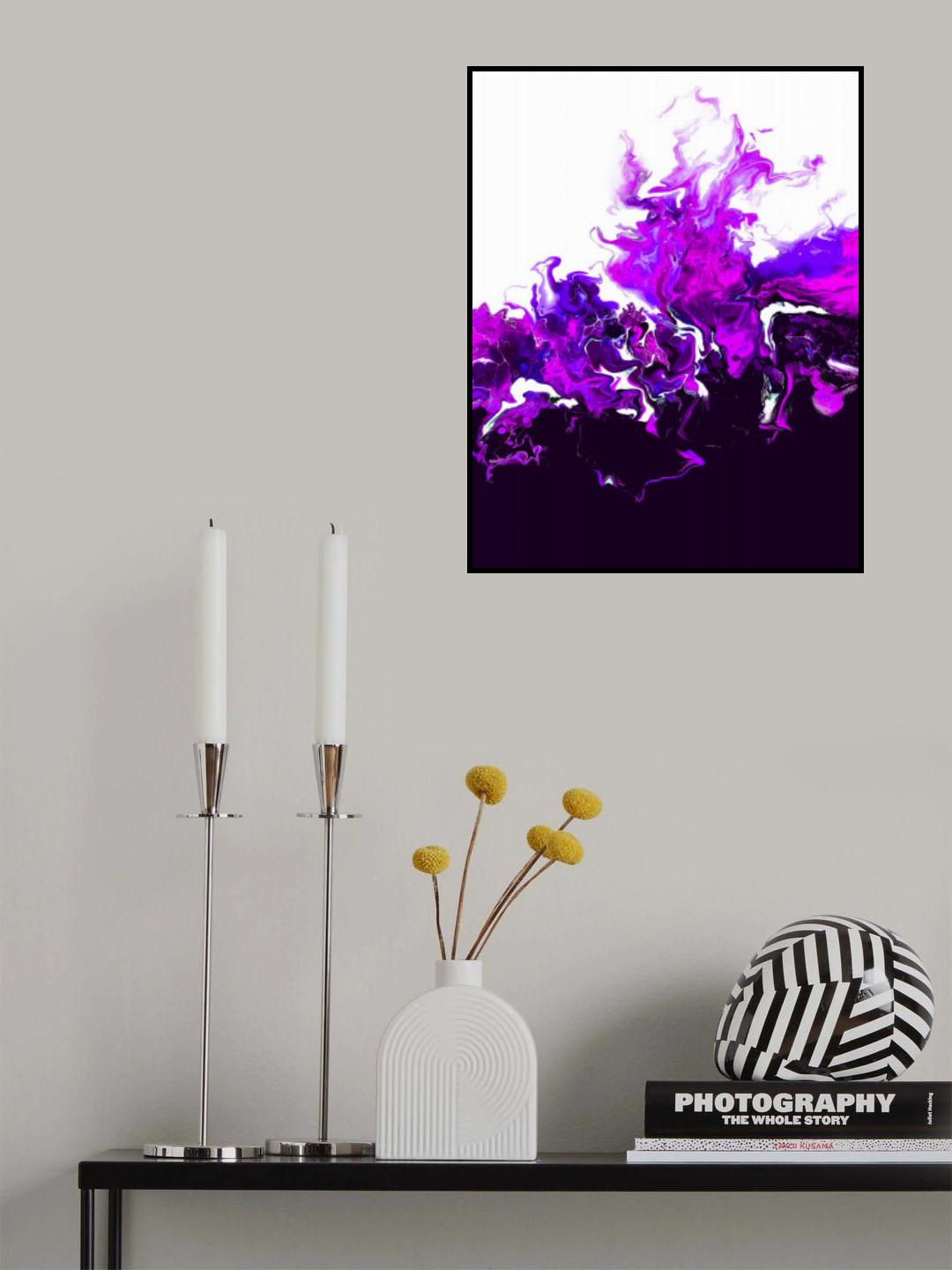 Colorful Wave 3 Poster och Canvastavla