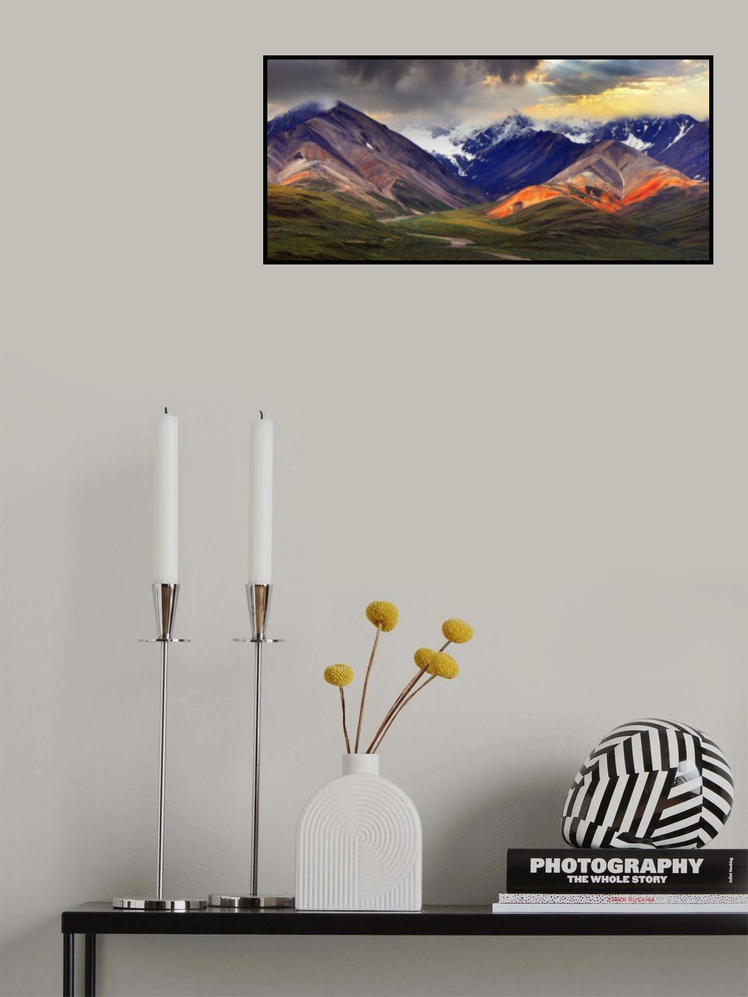 Colored peaks Poster och Canvastavla