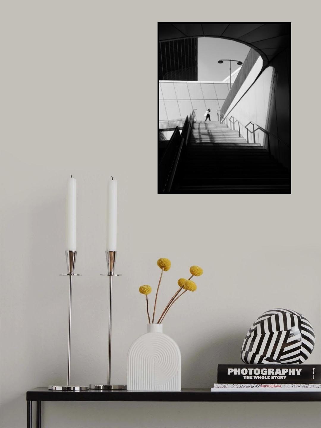 Watch the Steps Poster och Canvastavla
