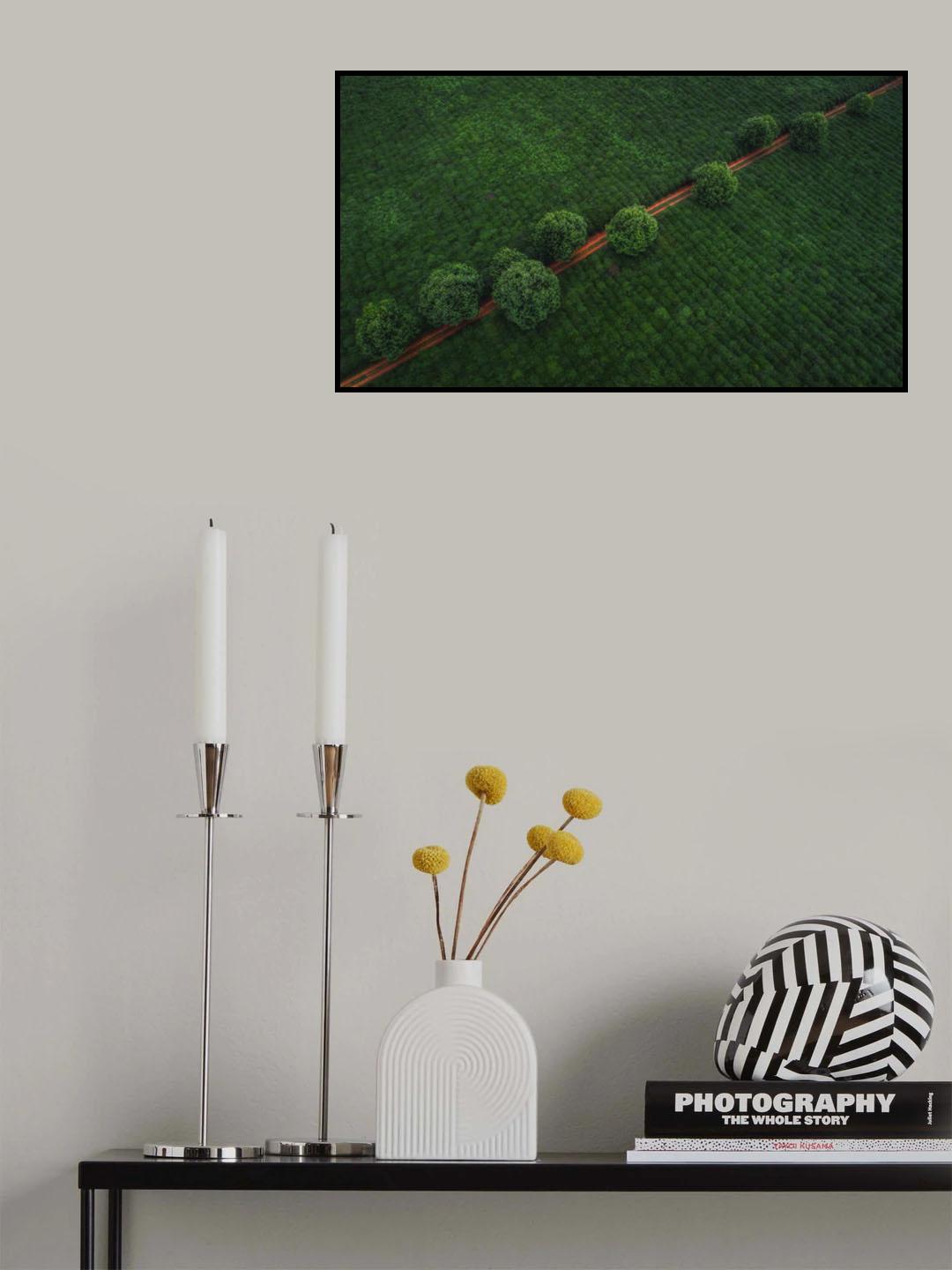 Green Pearls Poster och Canvastavla