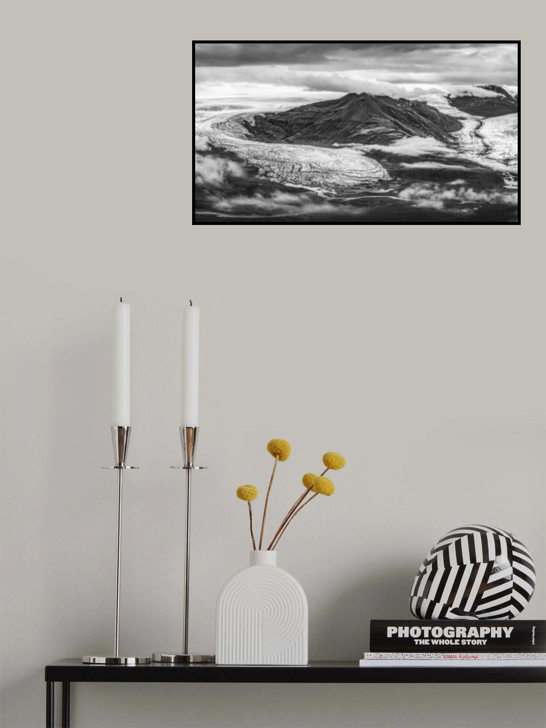 Glacier Poster och Canvastavla