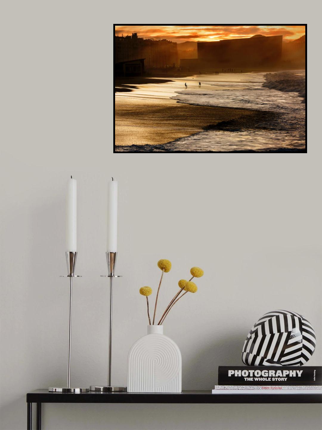 Playing with the last lights Poster och Canvastavla