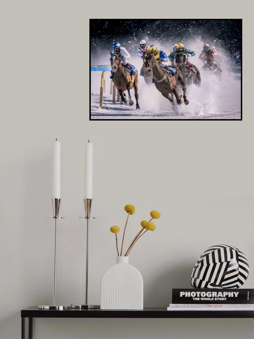 Flat race Poster och Canvastavla