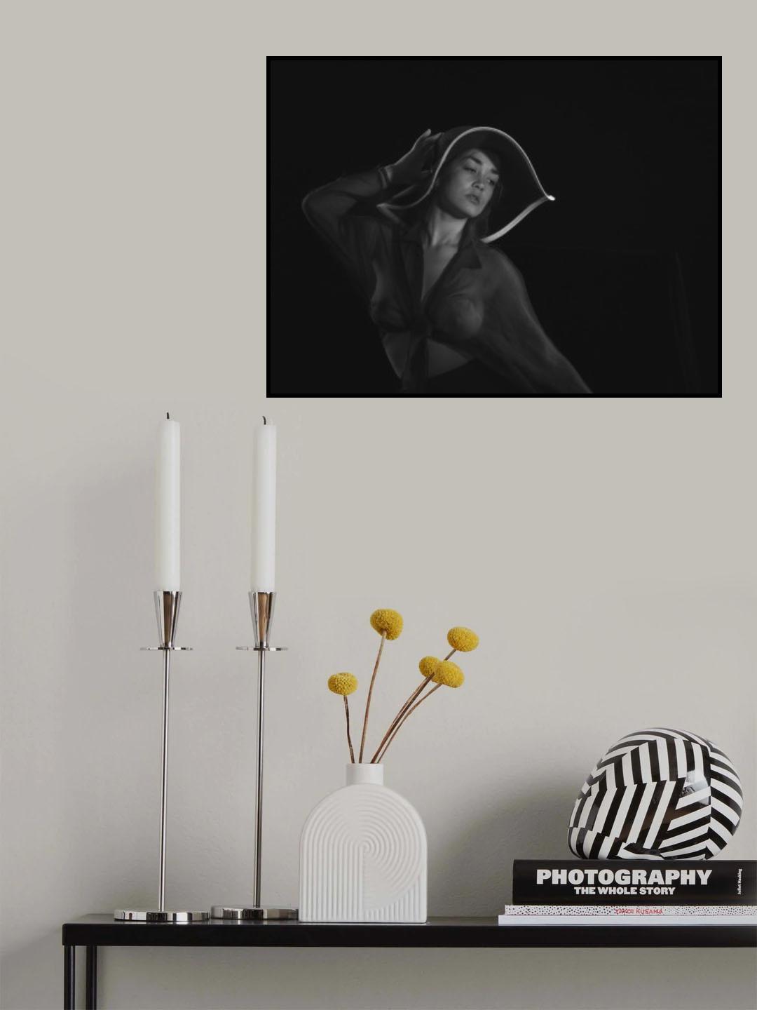 La femme à la capeline Poster och Canvastavla