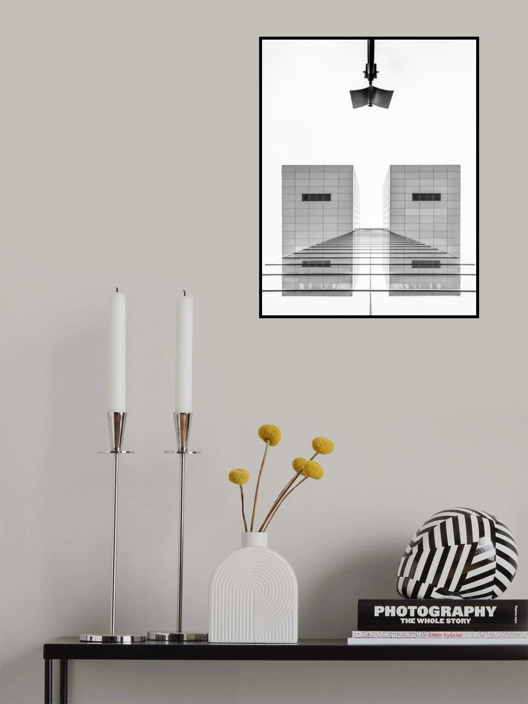 Straight lines and an intruder Poster och Canvastavla
