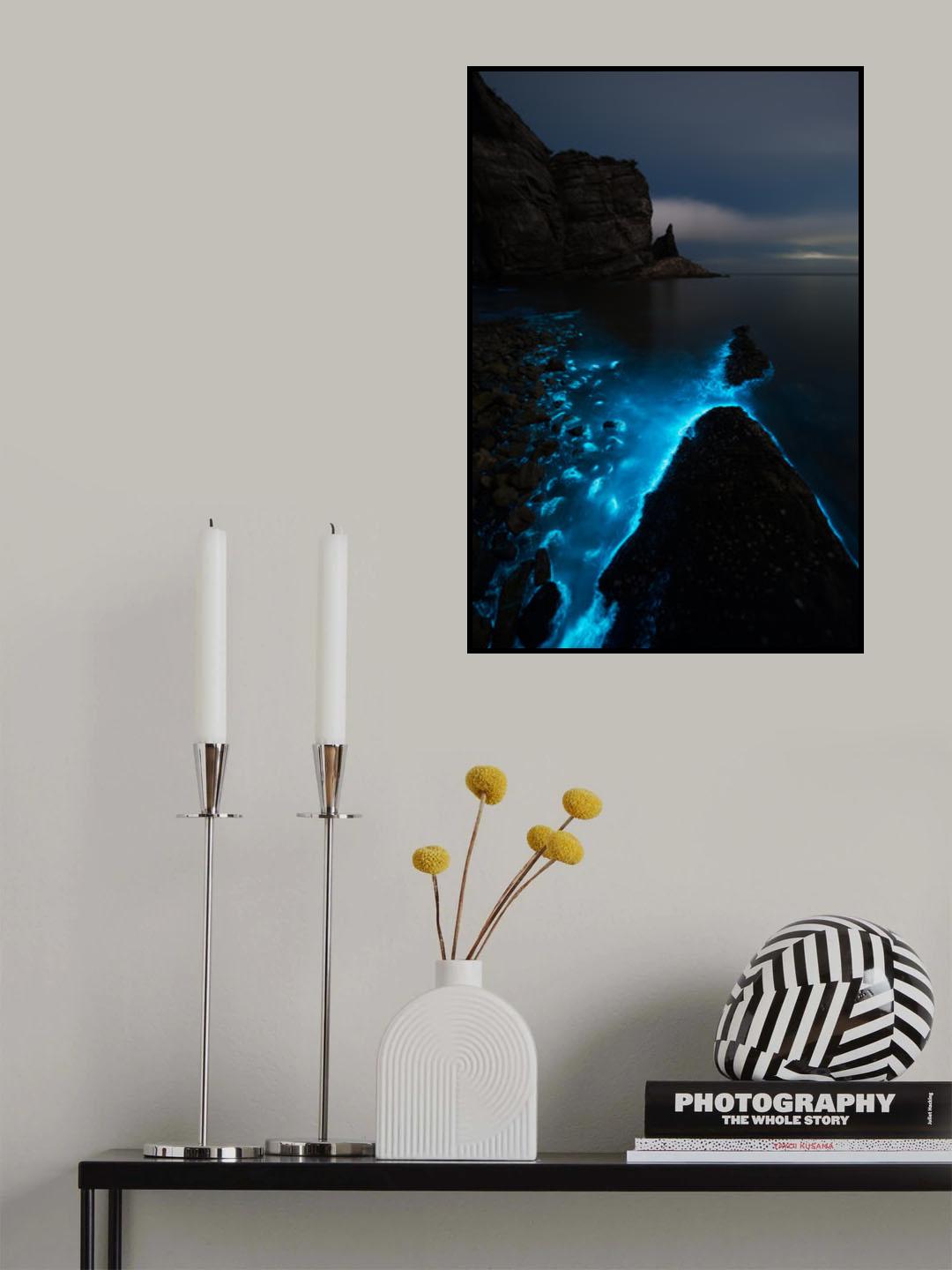 Fluorescent Sea Poster och Canvastavla