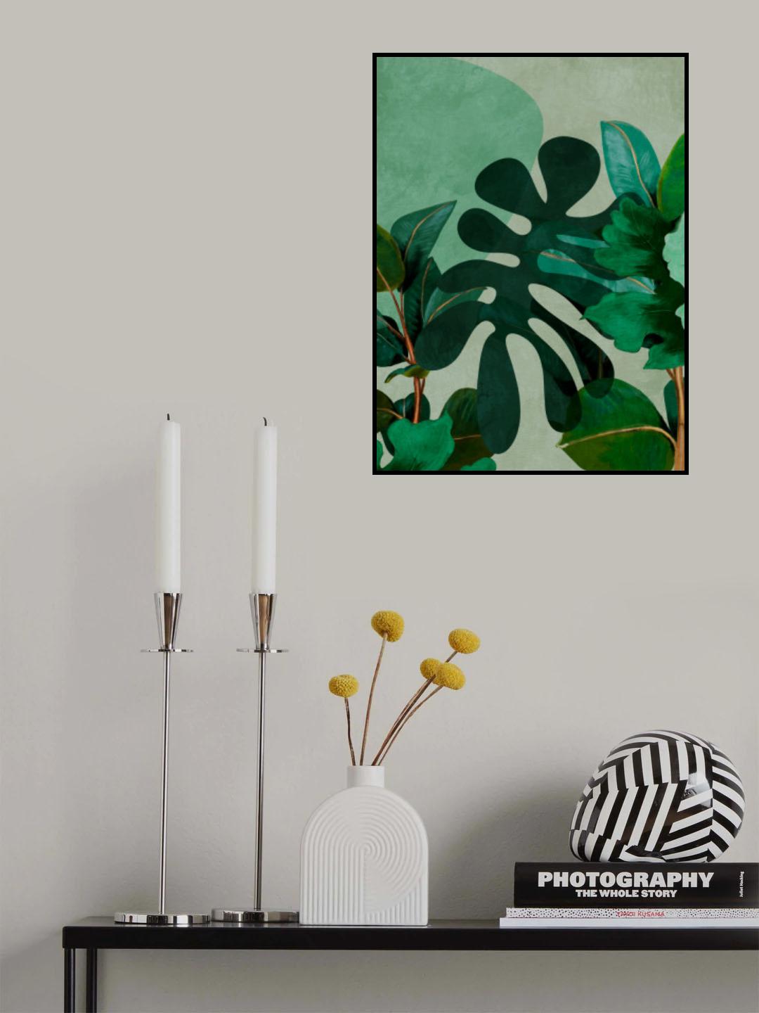 Leaves More 8 Kopie Poster och Canvastavla