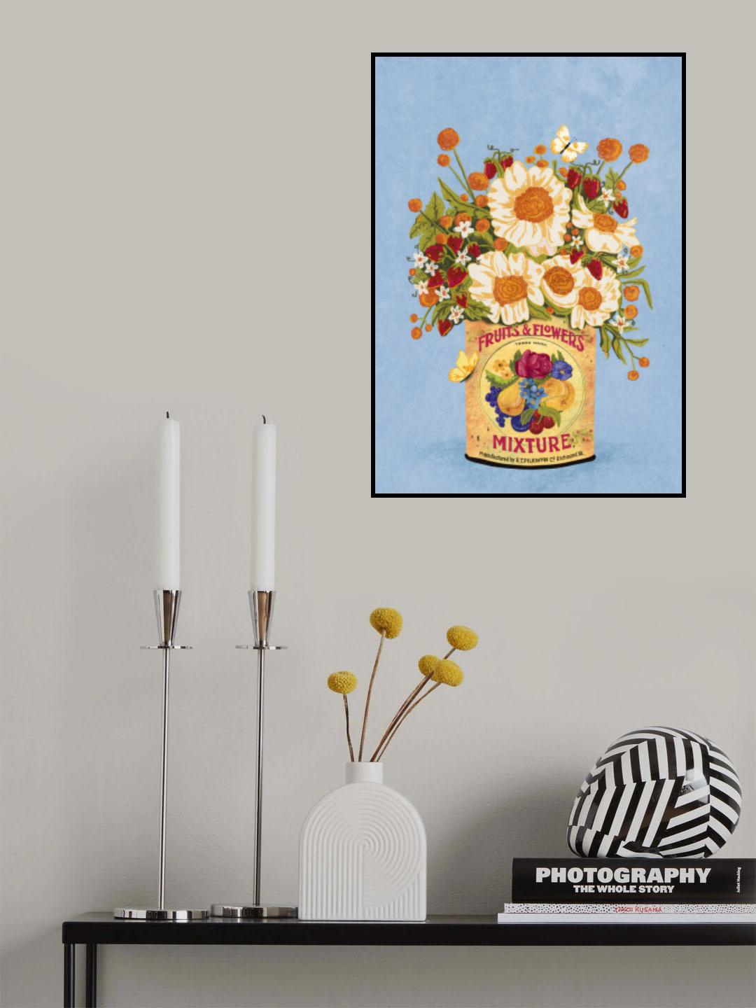 Flowers In a Vinatge Tea Can