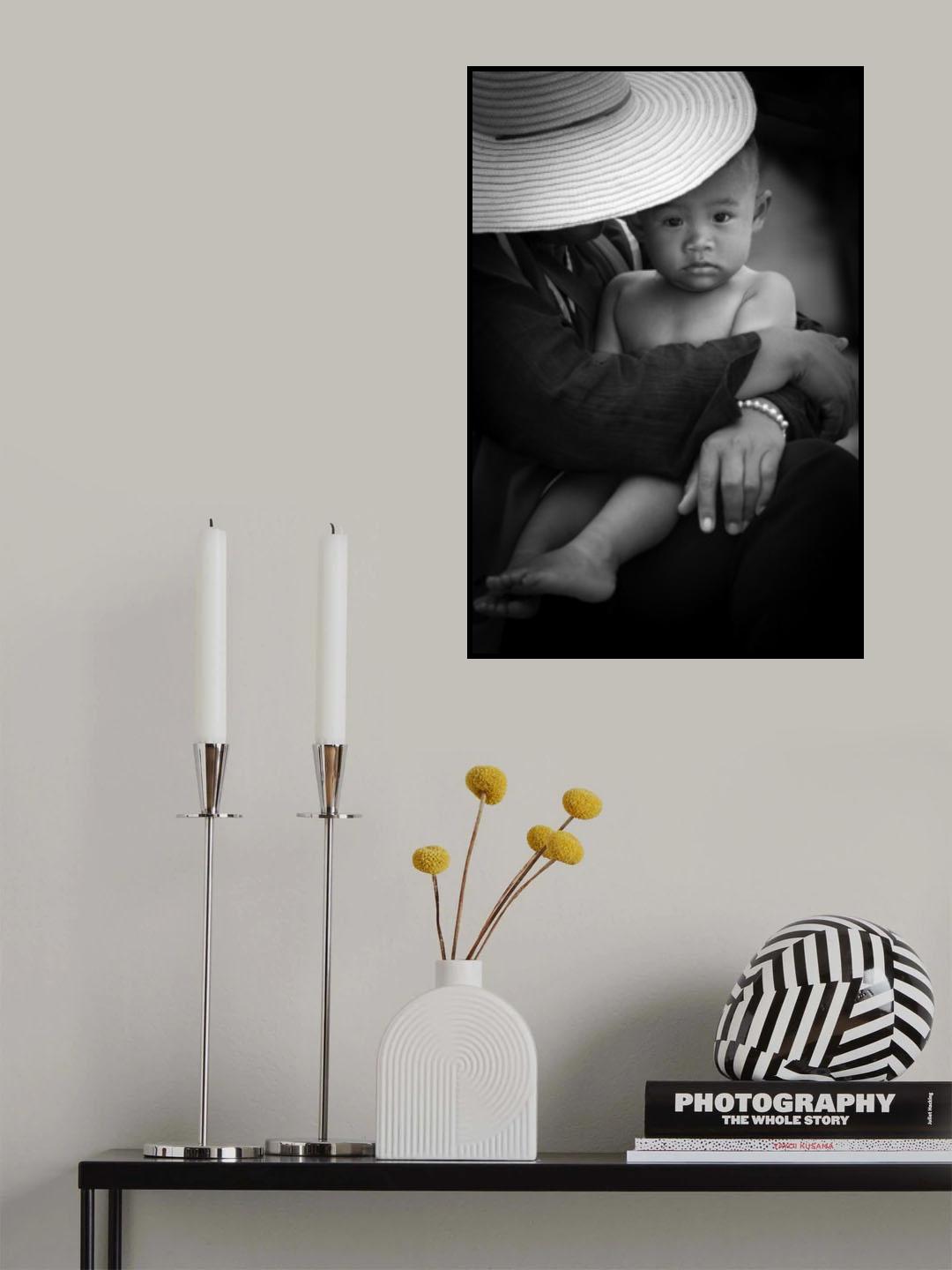 Madonna and Child Poster och Canvastavla