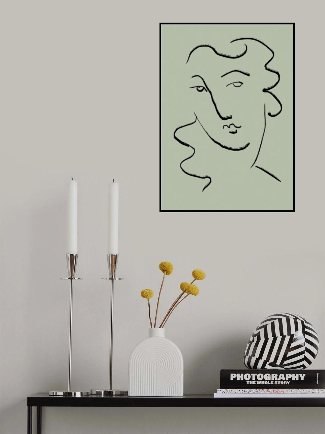 Looking Green Poster och Canvastavla