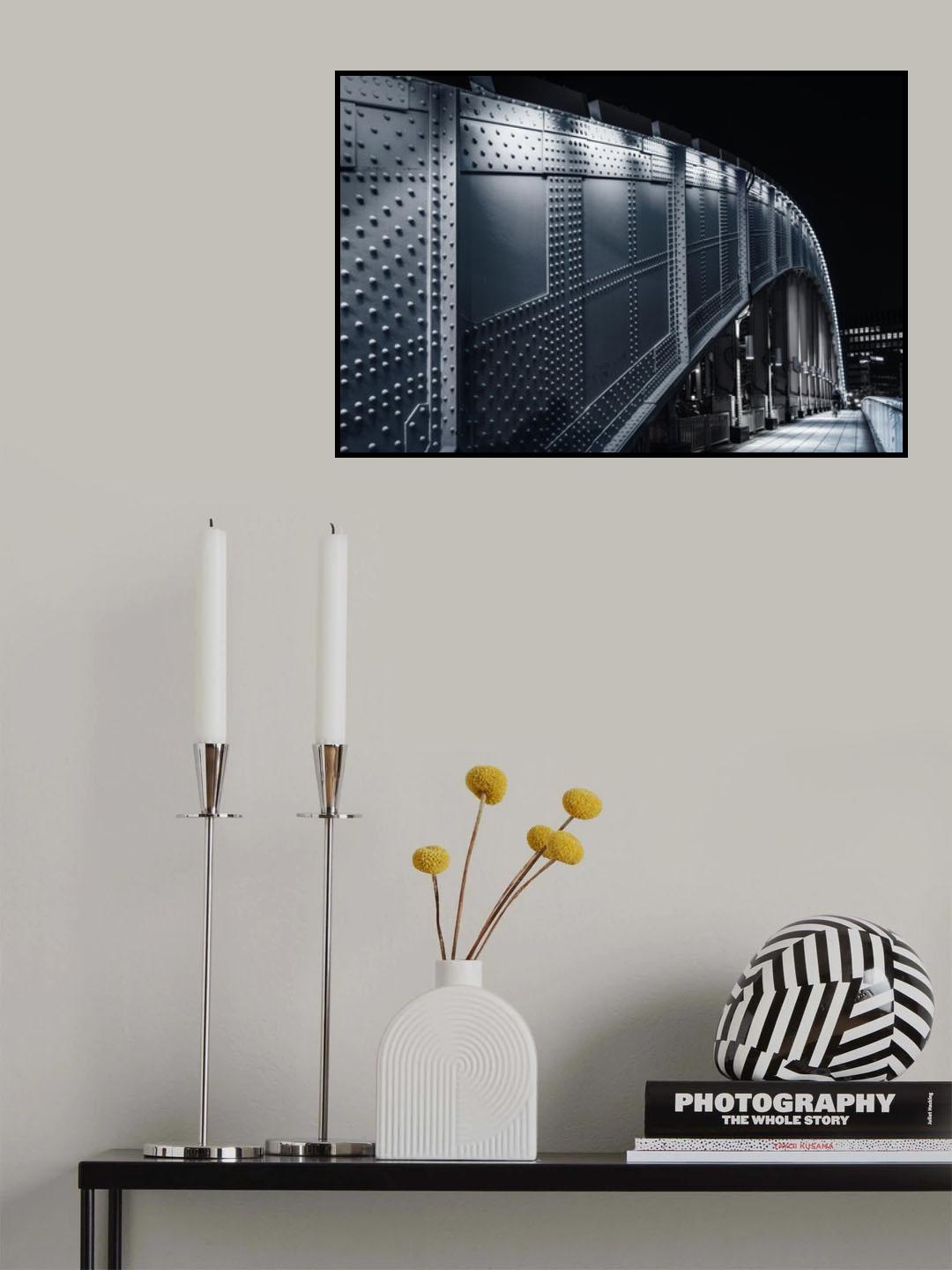 Midnight Cycling Poster och Canvastavla