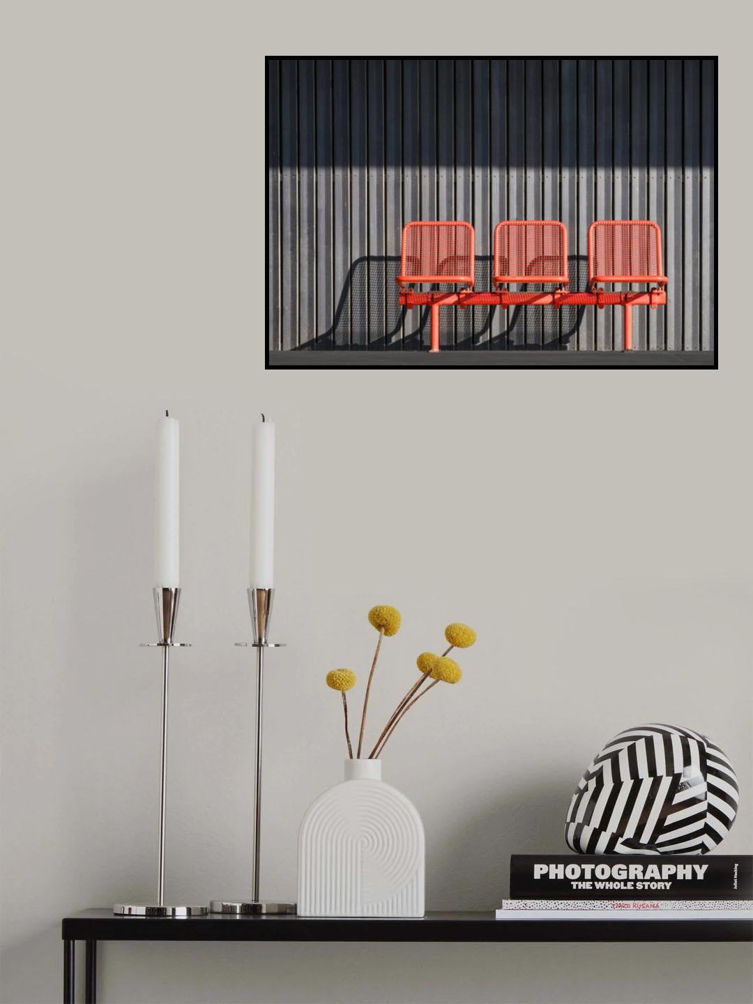 The red trio Poster och Canvastavla
