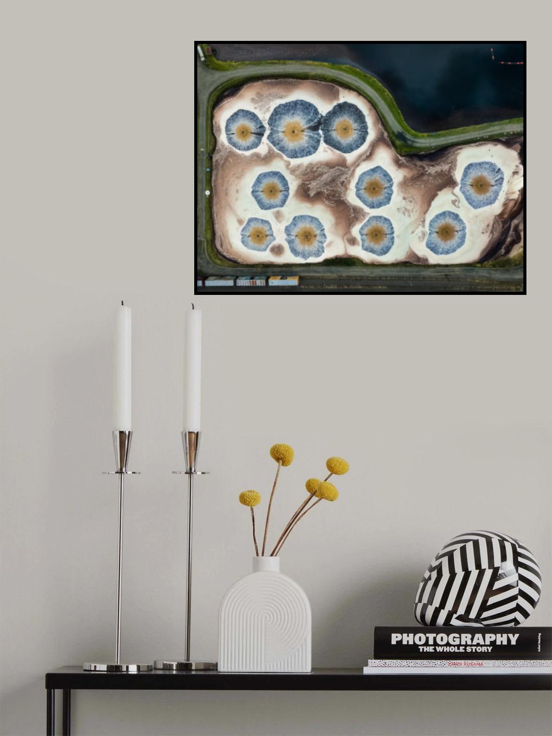 Water treatment pond Poster och Canvastavla