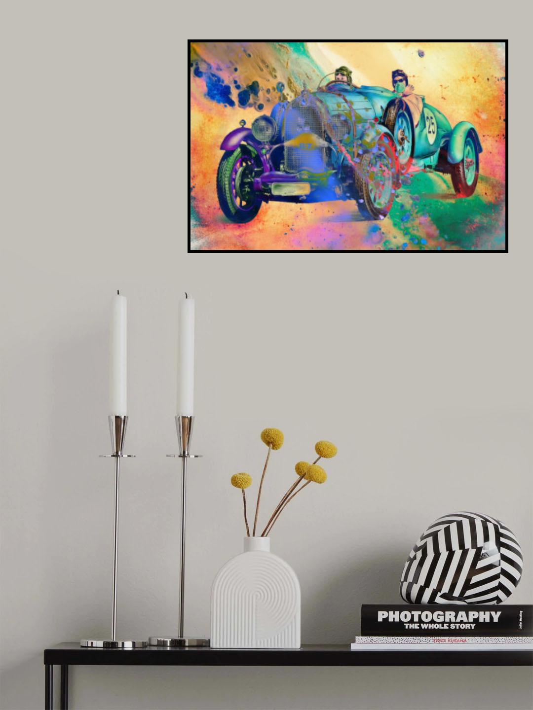Vintage car 1 Poster och Canvastavla