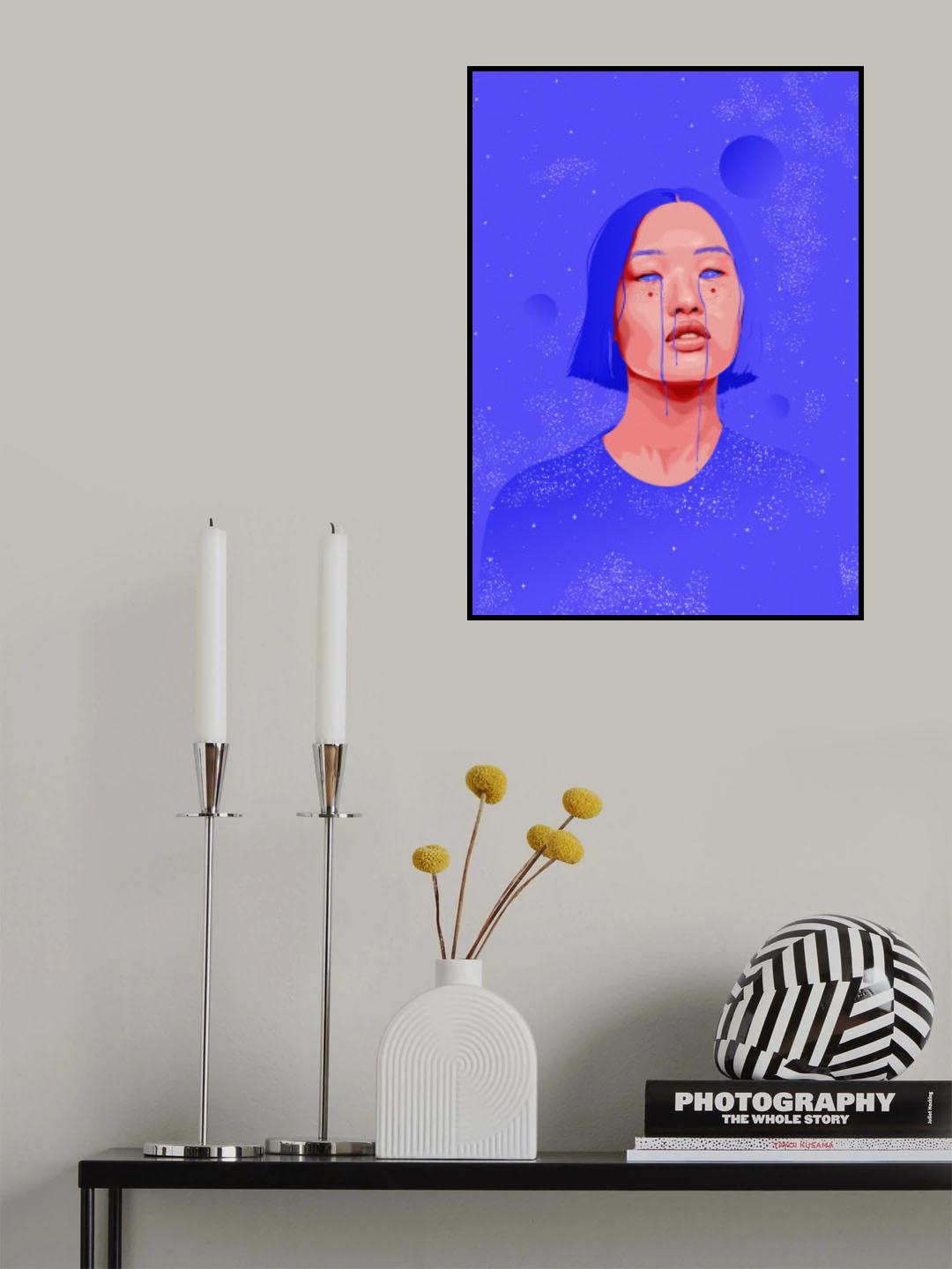 Poussée céleste Poster och Canvastavla