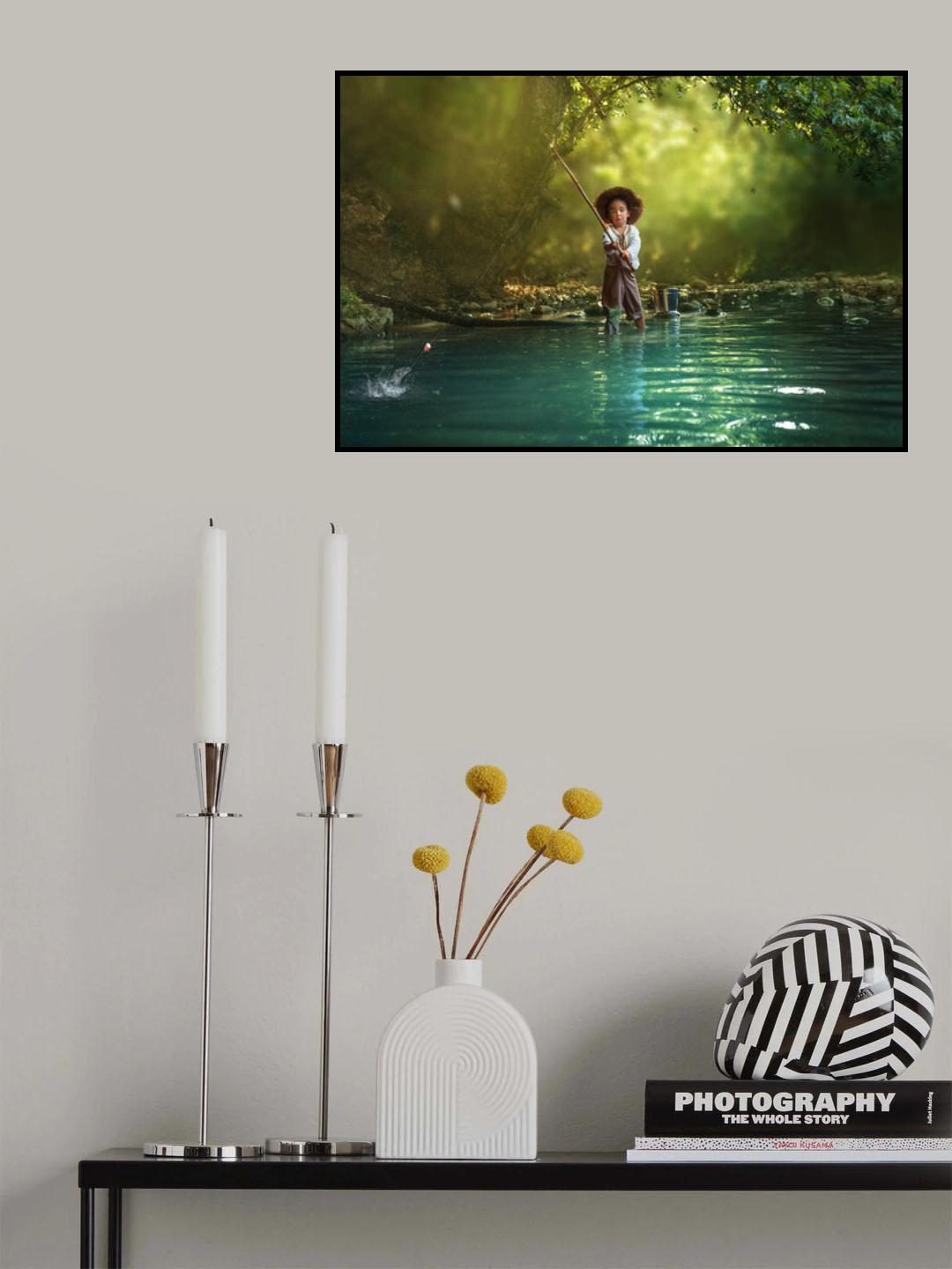 fishing Poster och Canvastavla