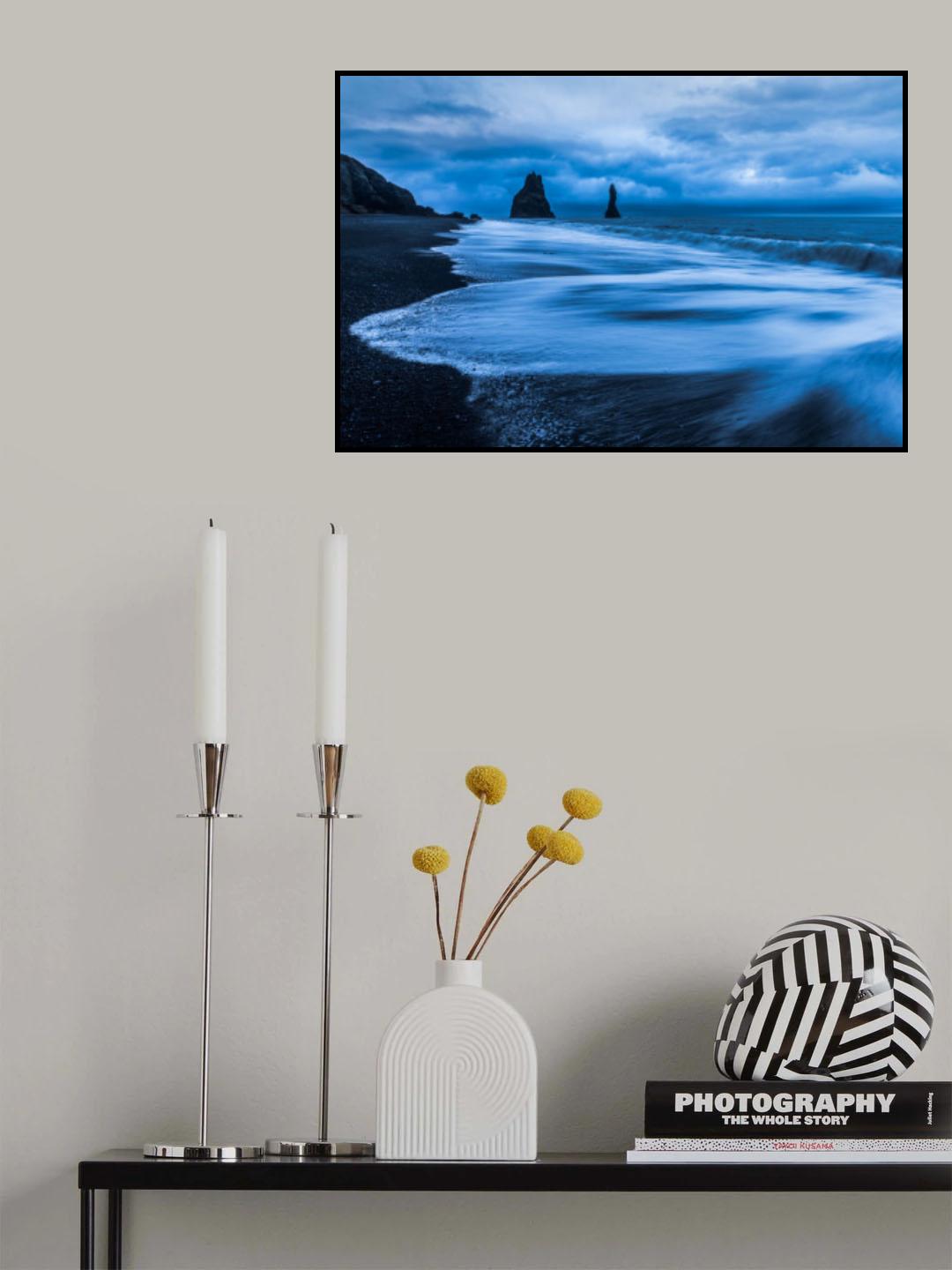Black Beach Poster och Canvastavla