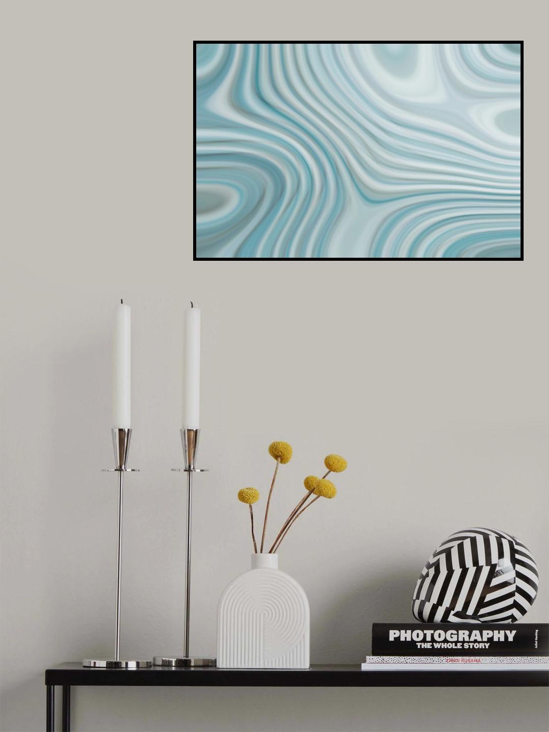Abstract Glow Ii Poster och Canvastavla