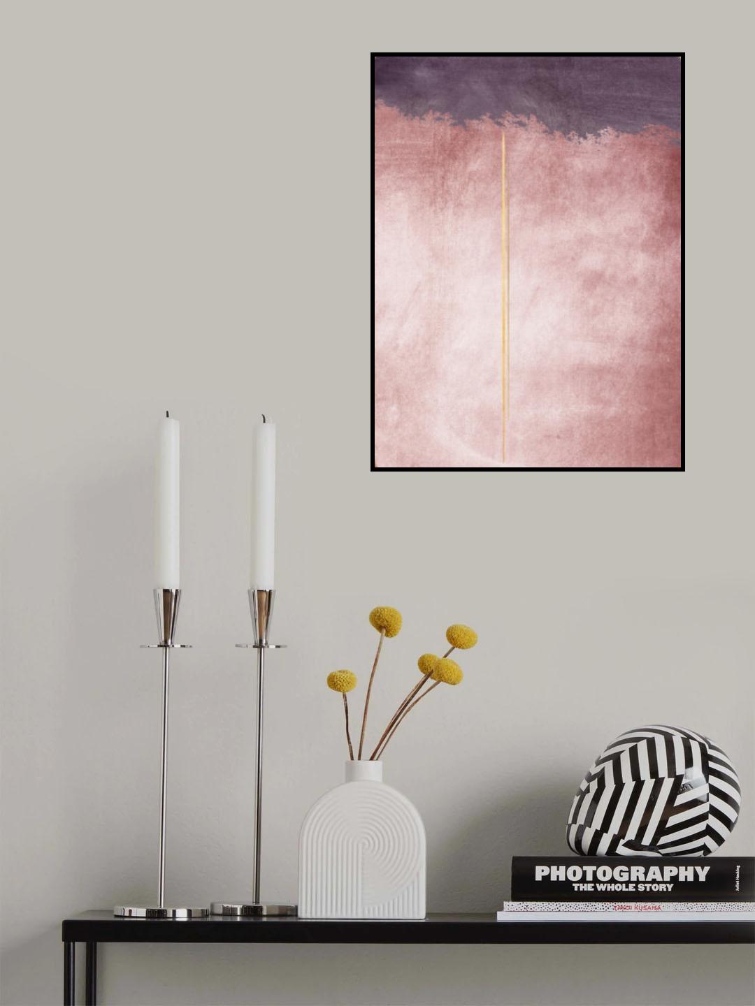 Pink and Yellow 2 Poster och Canvastavla