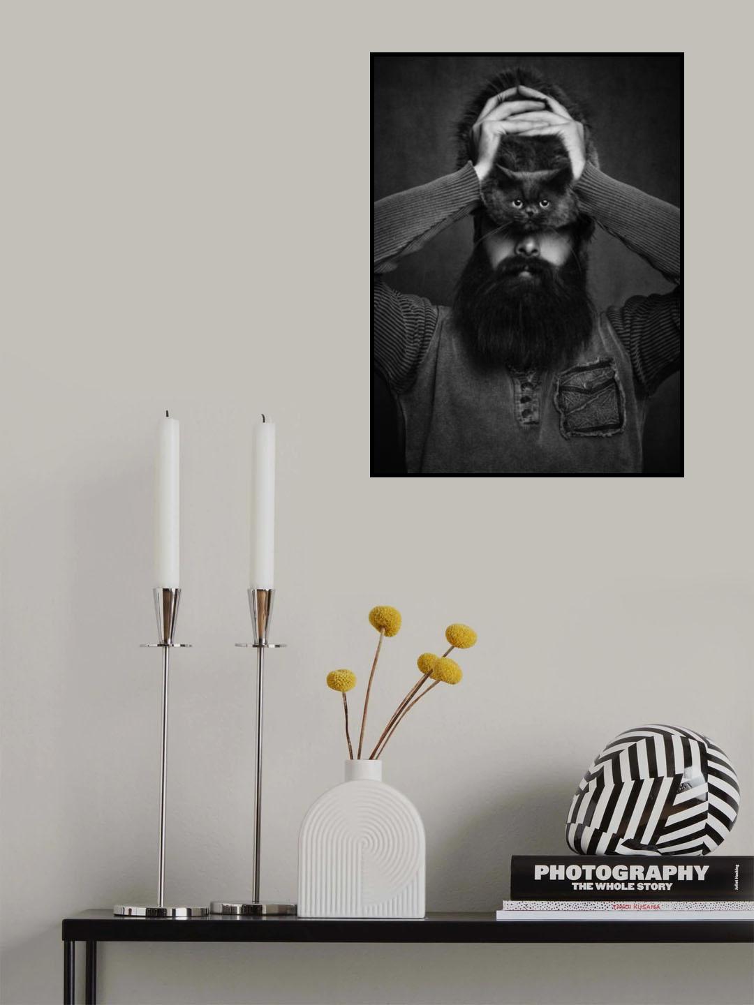 The cat eye man Poster och Canvastavla