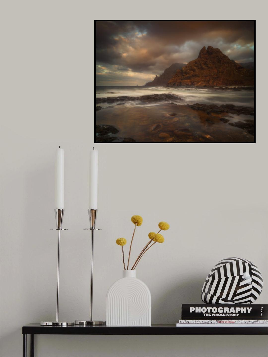 Dramatic sunset 7S8241 Poster och Canvastavla